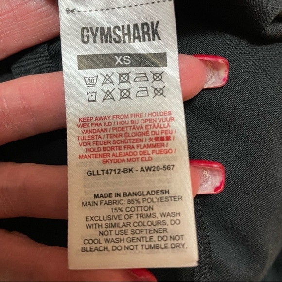 Gymshark VENTURE LONG SLEEVE TOP - BLACK, size XS - Picture 14 of 15